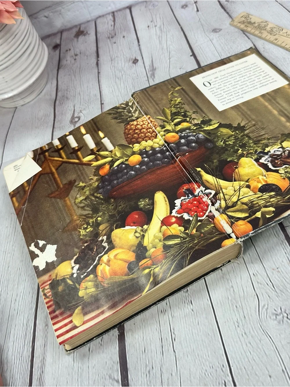 vtg 1957 Good Housekeeping Cook Book Hardcover MCM retro collectible